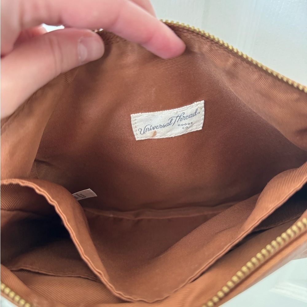 Universal Thread Tan Leather Bag - Picture 9 of 10